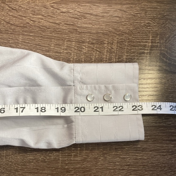 Mens EUC XL Ely Cattlemen Gray Western Pearl Snap Button Down - Picture 5 of 7